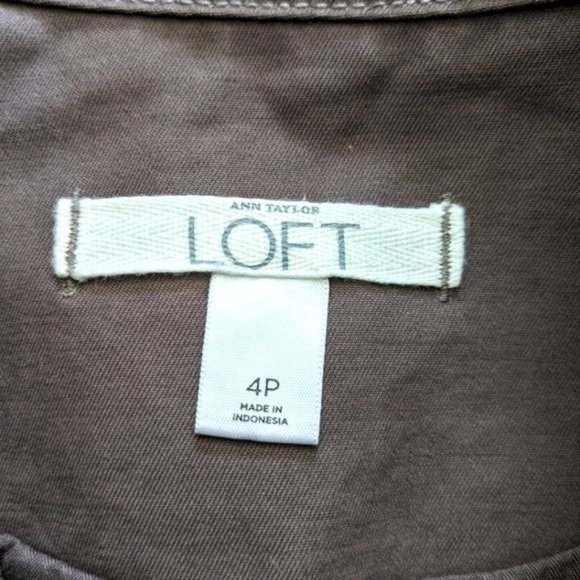 LOFT Taupe Urban Military Jacket 4P - Picture 6 of 7